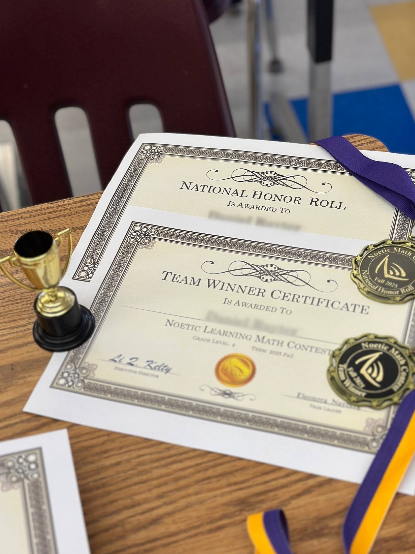 🏆The perfect way to wrap up the year!

Our fourth graders were honored with awards for their participation in the Noetic Math Competition—one of the largest math contests for elementary and middle sch...